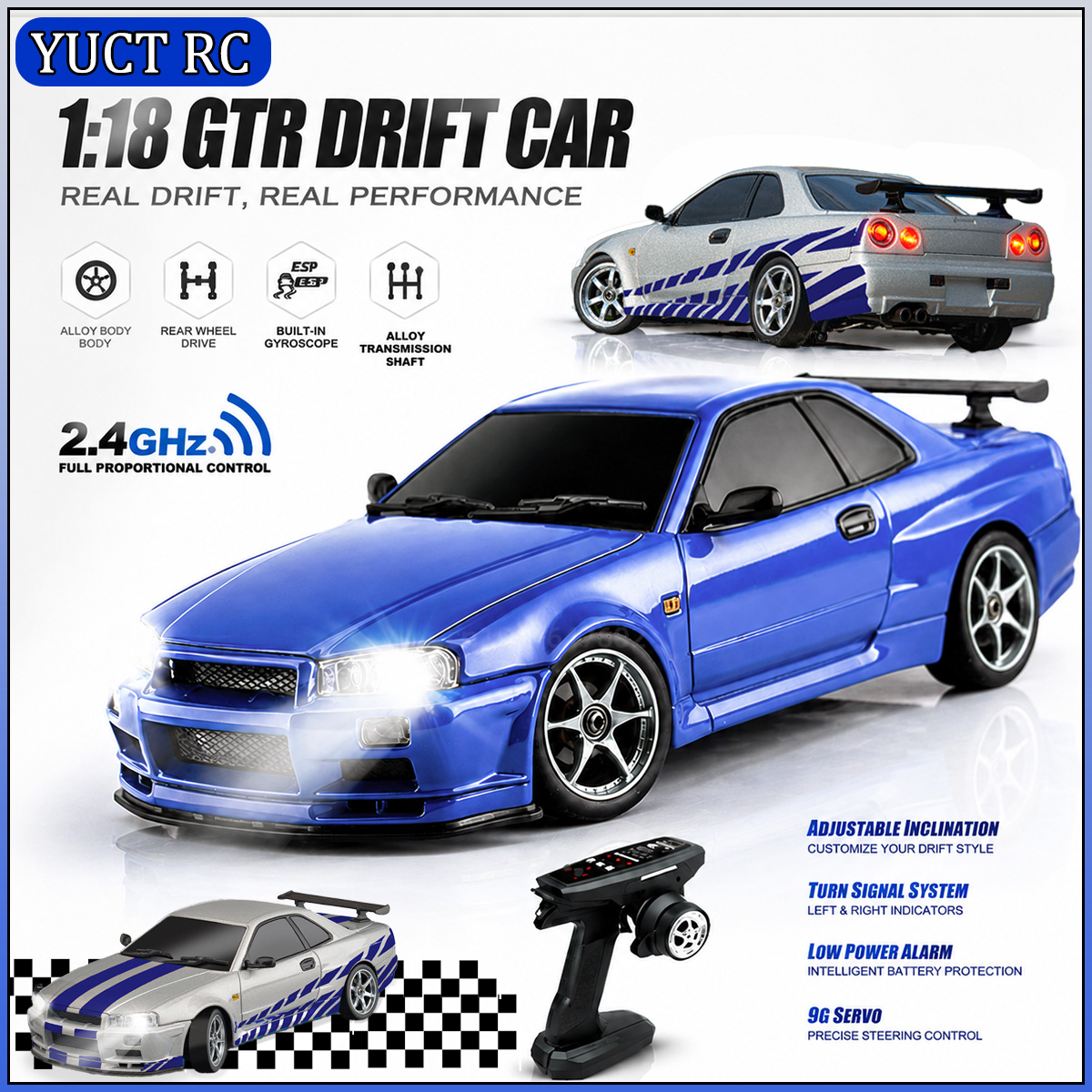 LDRC LD1899 1/18 RC Drift Car  - огляд і ціна Rc Hobby Drift Car