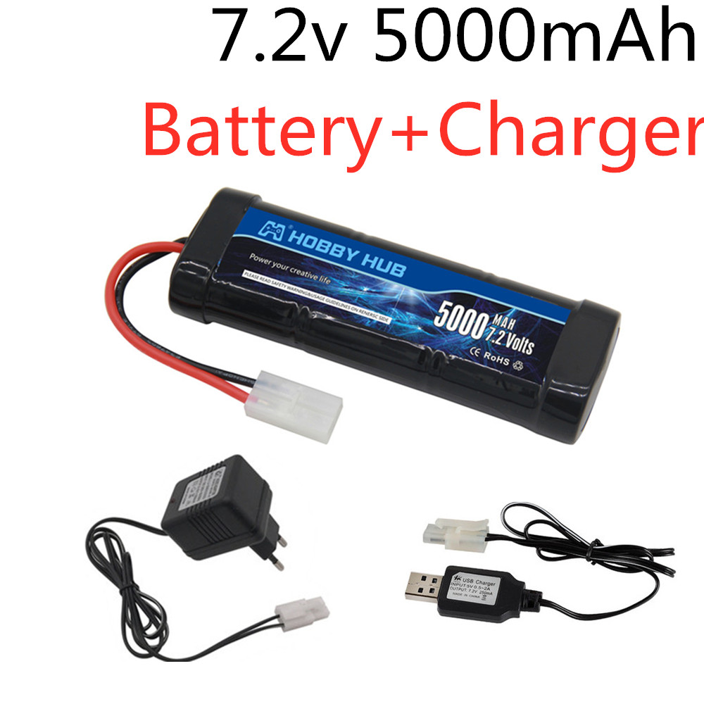 7.2V 5000mAh Ni-MH Battery Pac - огляд і ціна Rc Hobby Grade Car