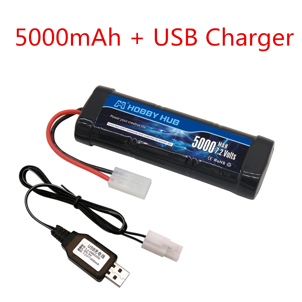 7.2V 5000mAh Ni-MH Battery Pac - огляд і ціна Rc Hobby Grade Car