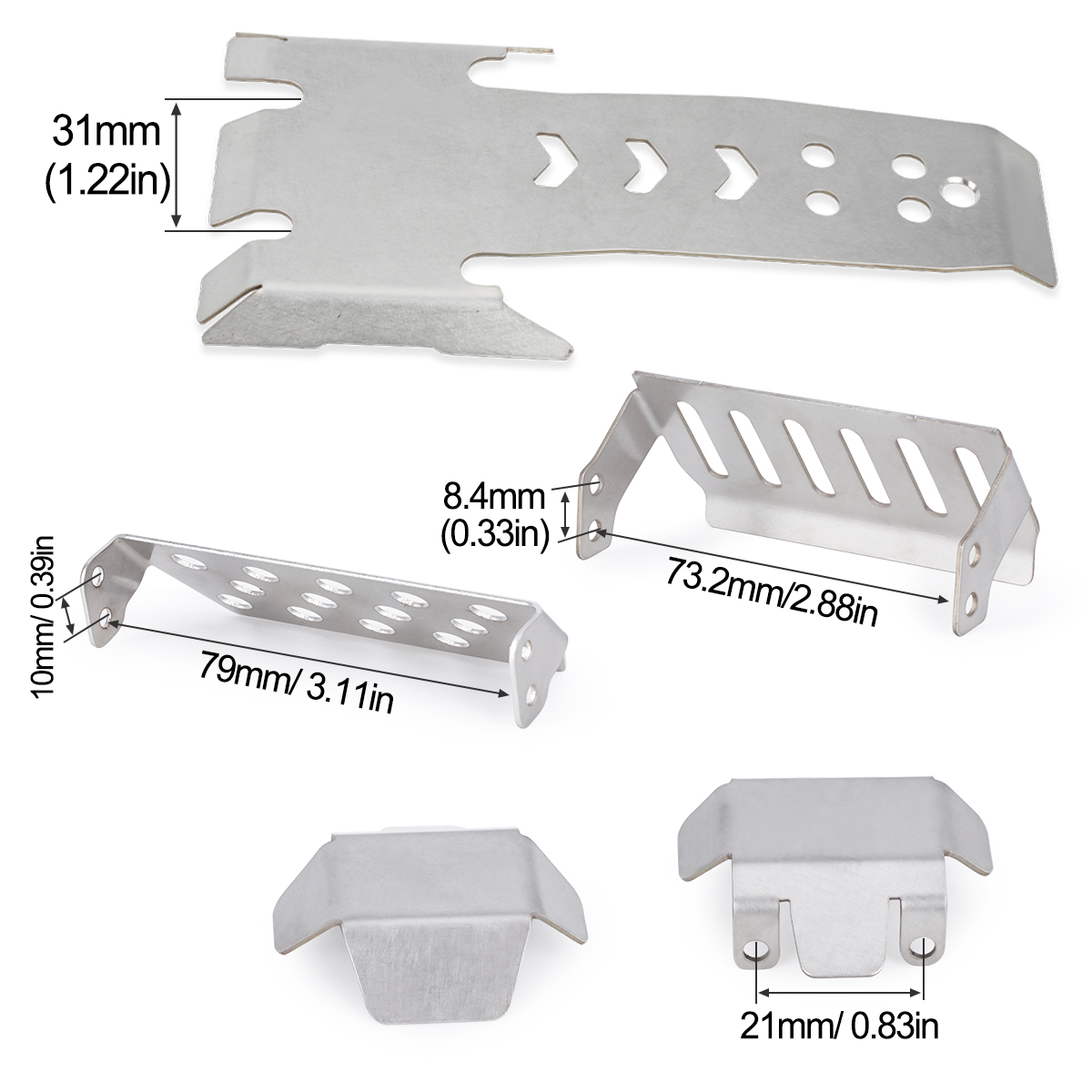 Stainless Steel Axle Protector - огляд і ціна Rc Hobby Room