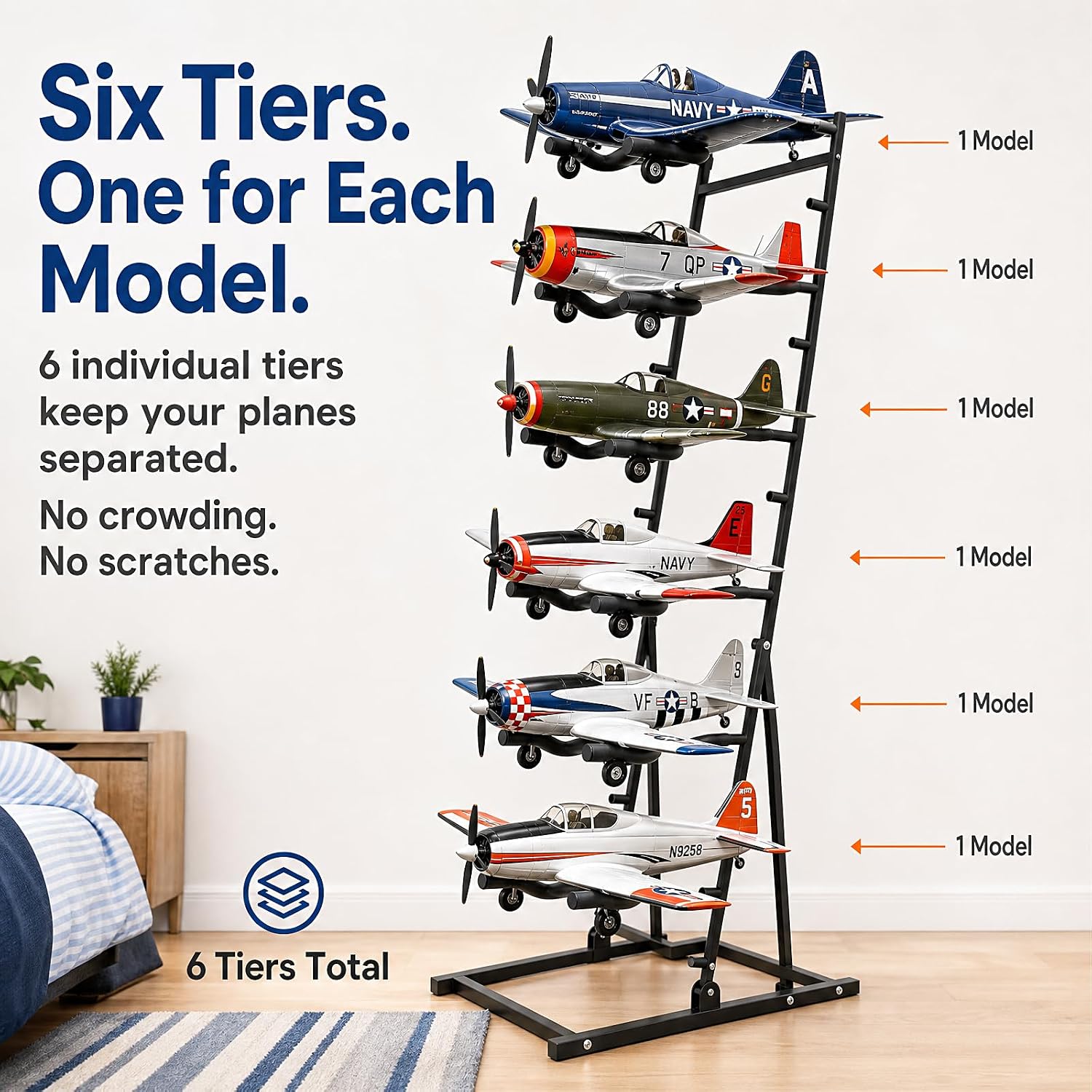 RC Airplane Stand 6-Tier, Mode - огляд і ціна Rc Hobby Workshop