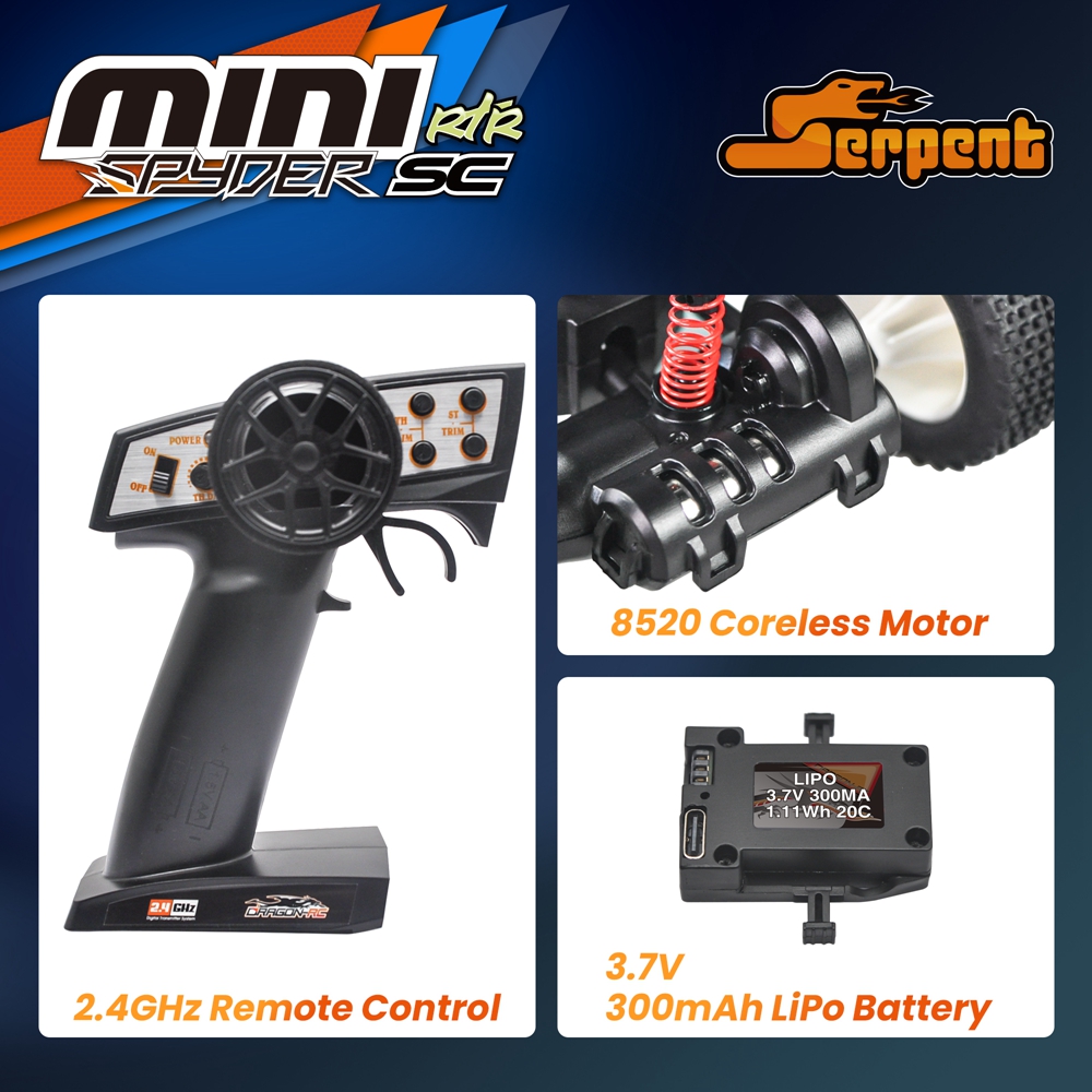 1/24 Serpent Mini RC Car with  - огляд і ціна Rc Hobby World