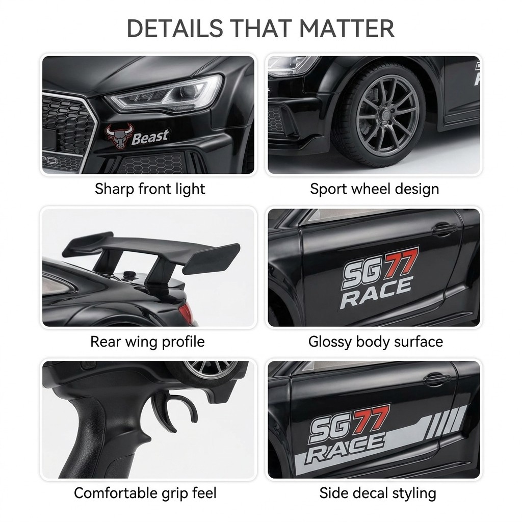 New 1:24 Brushless SG716 RC Ca - огляд і ціна Rc Hobby Drift Car