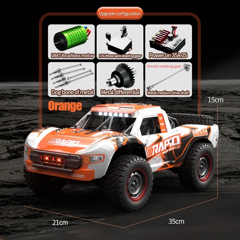 JJRC Q130 1:16 70KM/H 4WD RC C - огляд і ціна Rc Hobby World