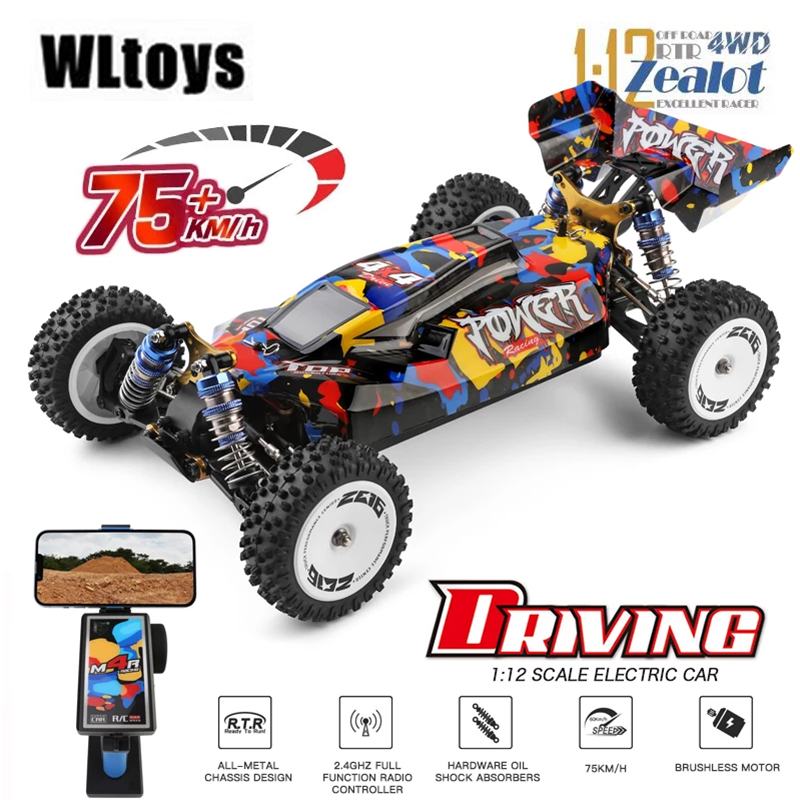 WLtoys 124017 124007 75KM/H  R - огляд і ціна Rc Hobby Drift Car