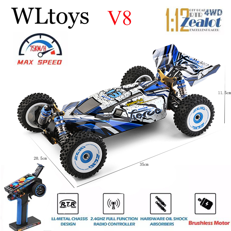 WLtoys 124017 124007 75KM/H  R - огляд і ціна Rc Hobby Drift Car