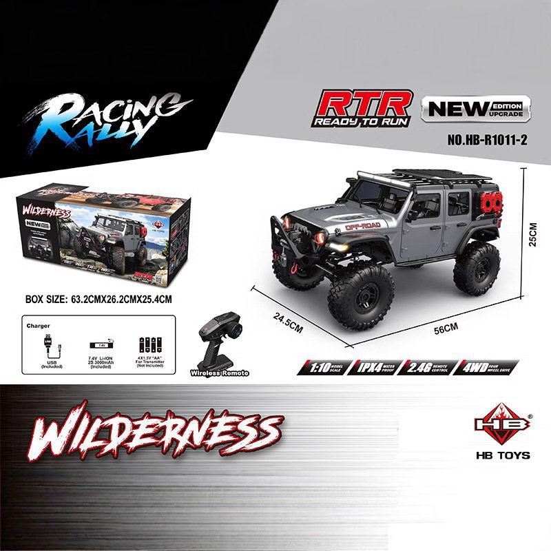 HB 1/10 4WD R1011 New Upgraded - огляд і ціна Rc Hobby World